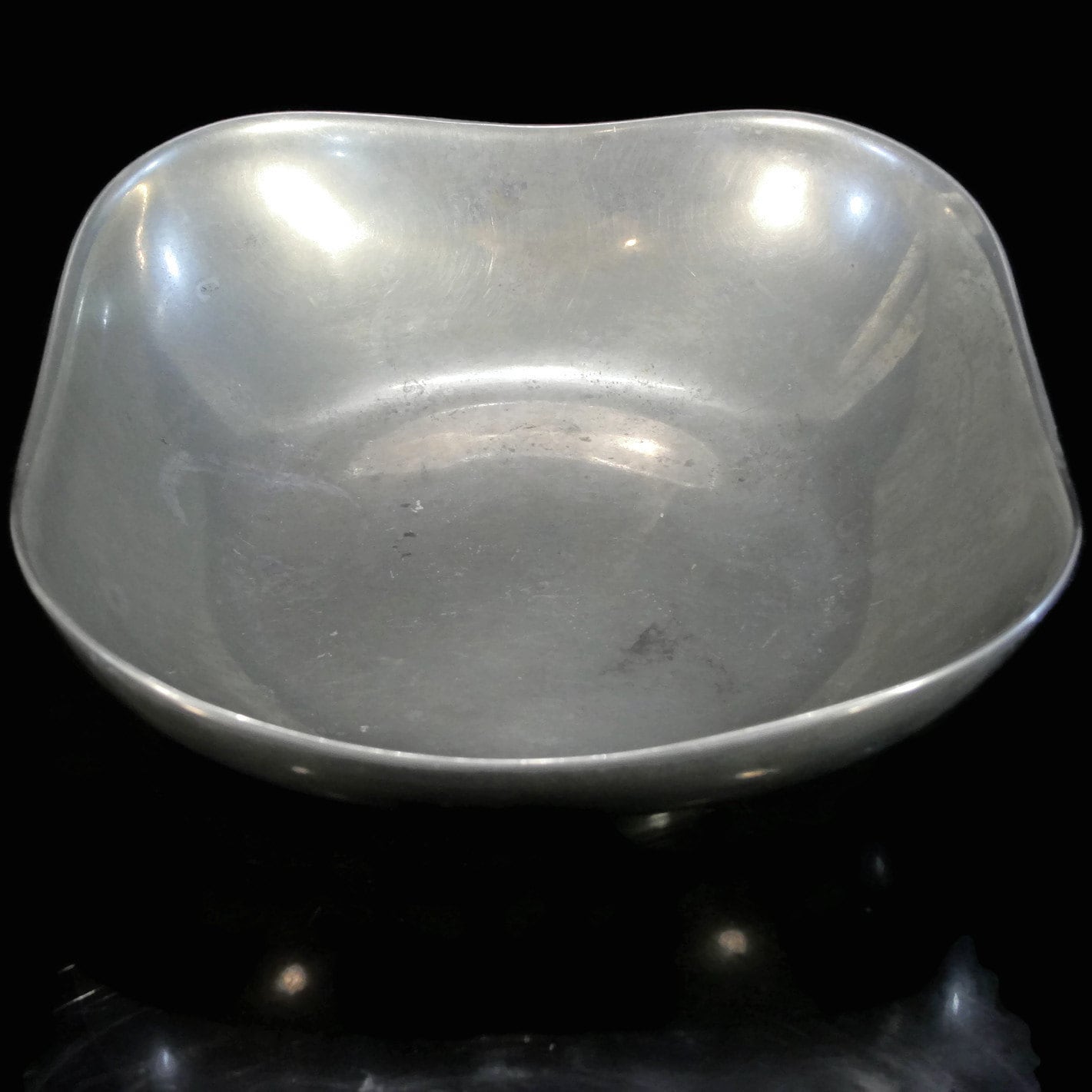 Large Pewter Serving Bowl Large Pewter Dish Wilton