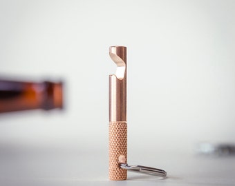 Bottle Opener Keychain - EDC Tool Bronze