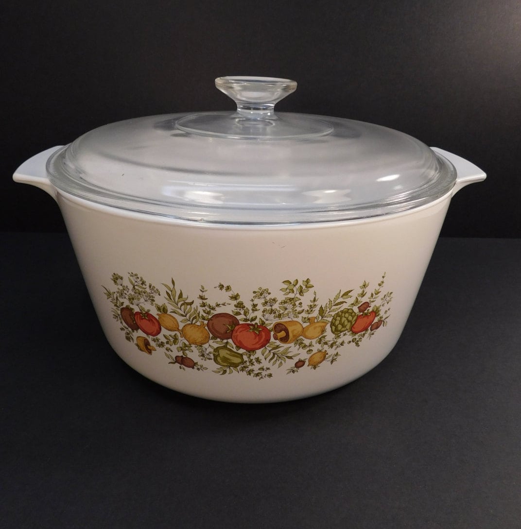 Vintage Corning Ware Spice Of Life Rangetopper Saucepan 5