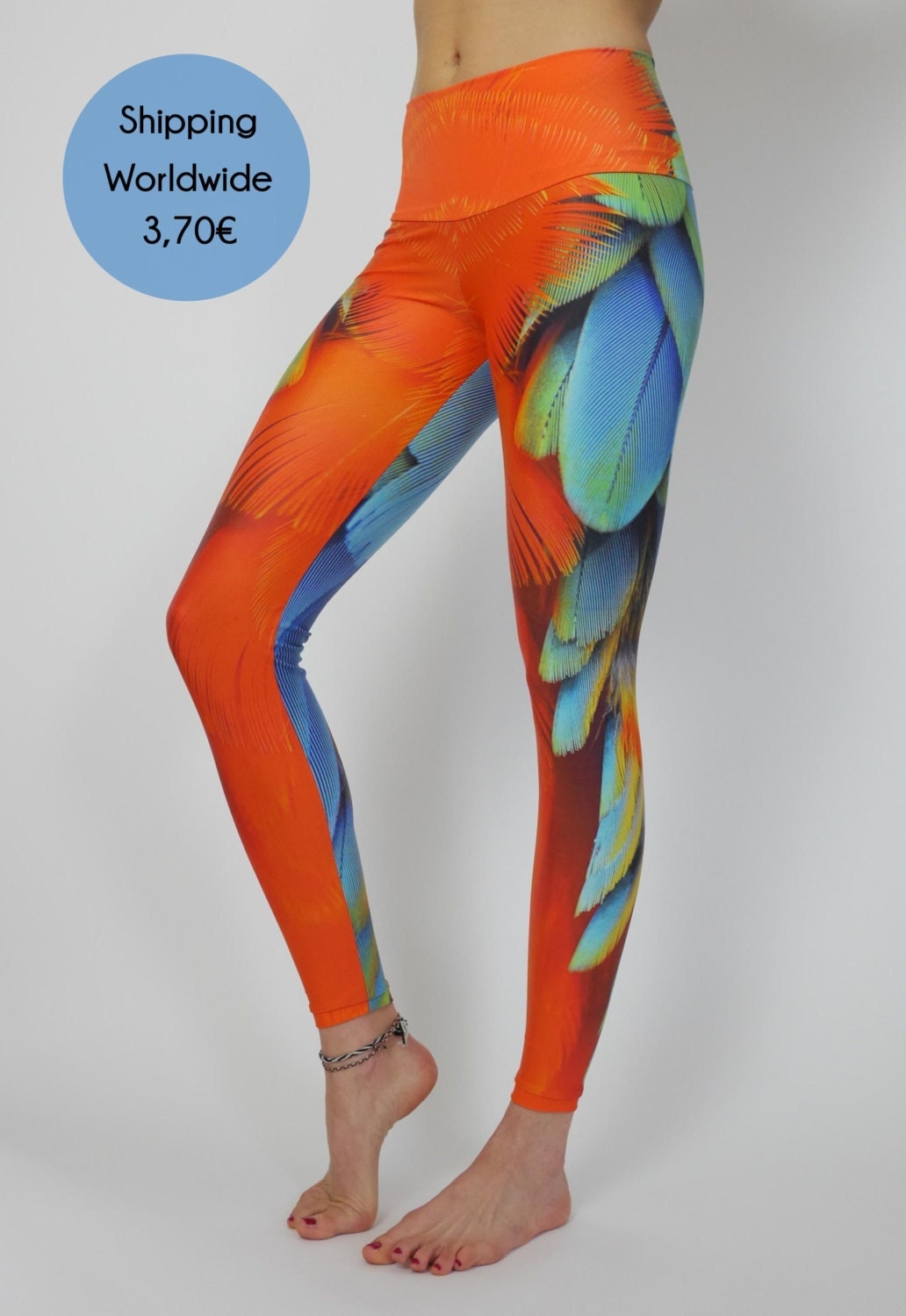 Printed Yoga Pants Eco Friendly Yoga Leggings By Arcticflamingo 1993