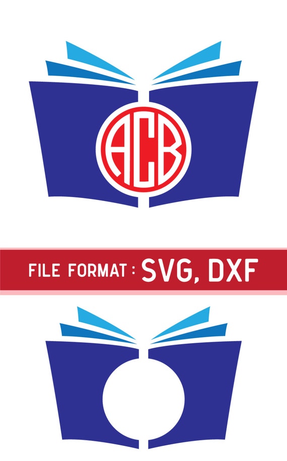Download Book SVG Files Book Club SVG Cut File Library Book Svg Logo