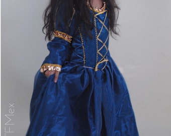 Brave Inspired Princess dress / Princess Brave Dress / Girls Dresses / Brave Costume/ Merida Dress / Brave Princess Birthday Dress/ Merida