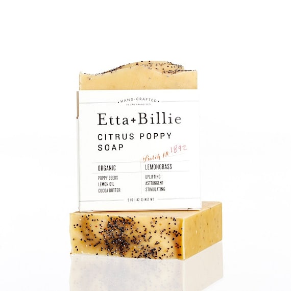 Citrus Poppy Seed Soap Organic Ingredients