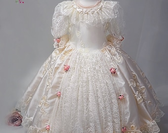 Precious Pearl - Flower Girl Dress, Princess Dress