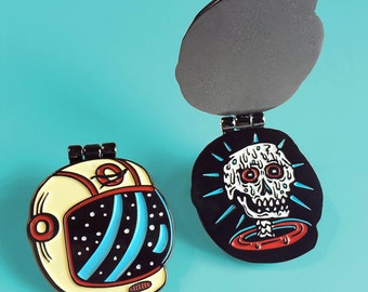 Melted Astronaut Enamel Pin