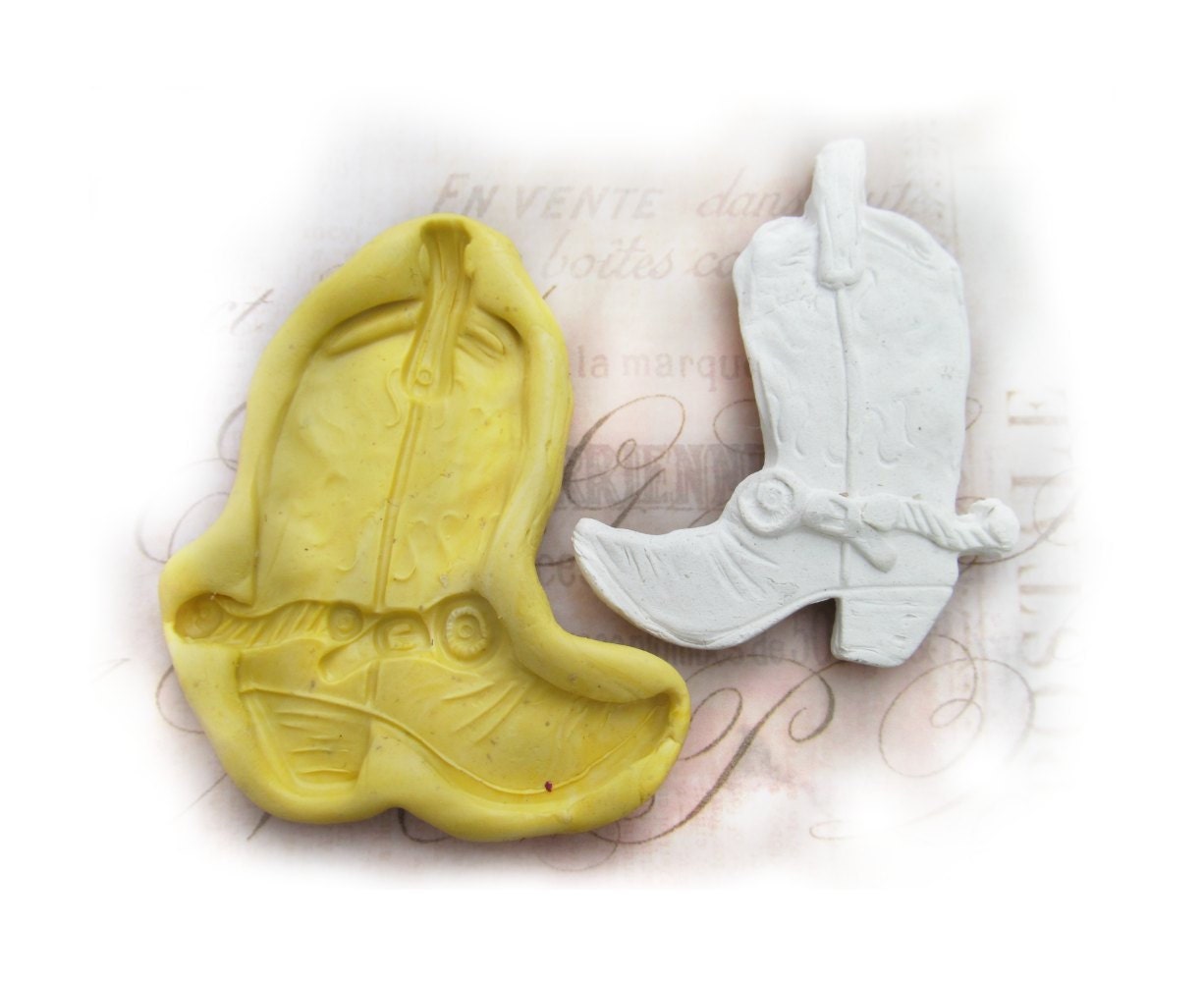 Cowboy Boot mold silicone mold Western mold craft