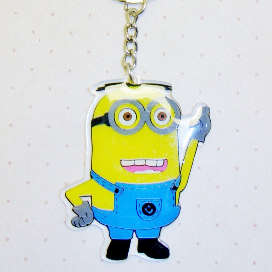 minion soft toy keychain