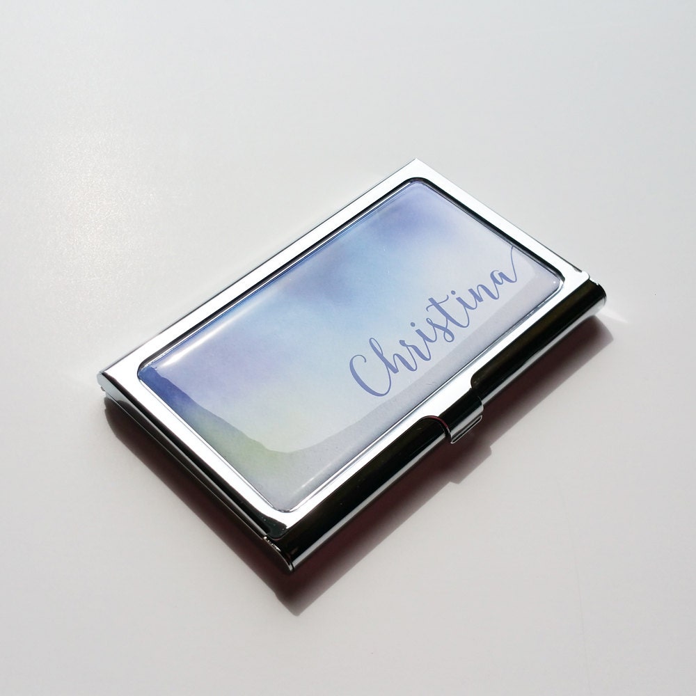 Personalized Business Card Holder Custom Artist Business Card