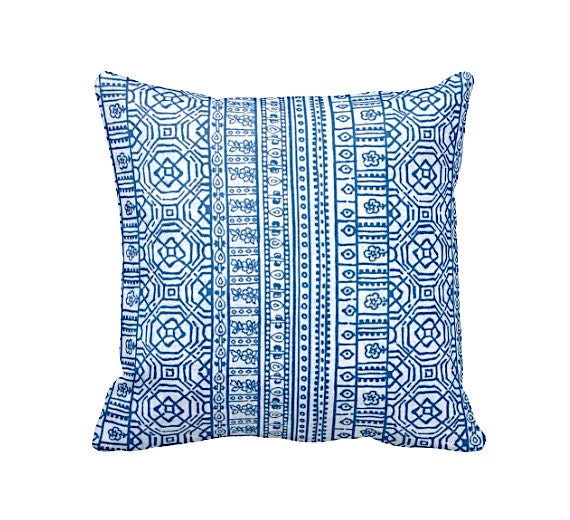Cobalt Blue Pillow Cover Cobalt Throw Pillow Covers Peacock