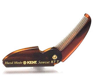 Kent 87t Limited Edition Folding Mustache Comb