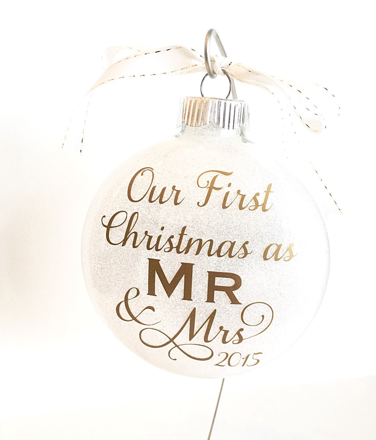 Our First Christmas Ornament Wedding Present Bridal Shower