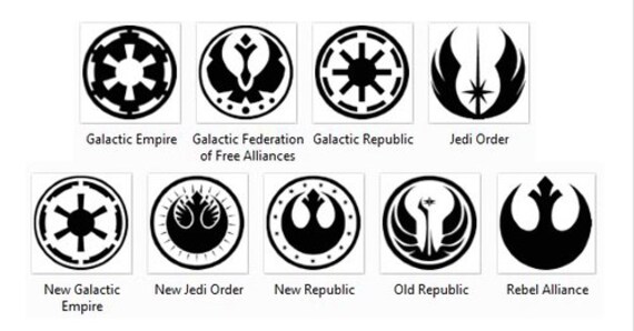 Star Wars Coasters Star Wars Symbols Tumbled Tile Coasters