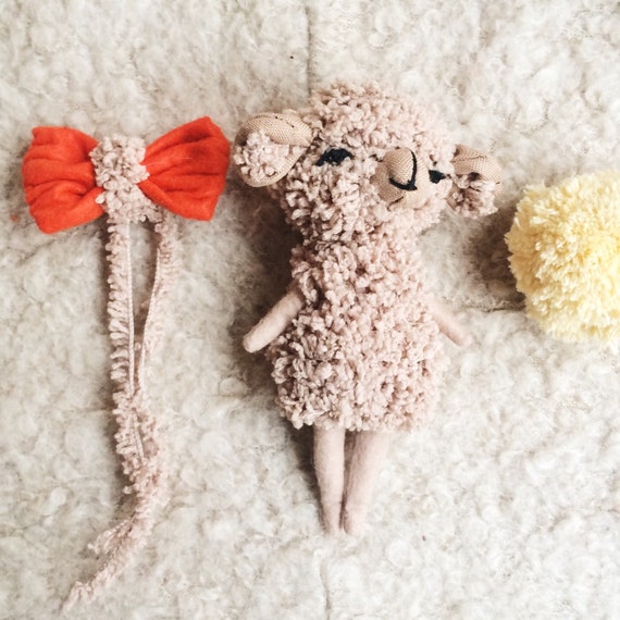 kawaii lamb plush