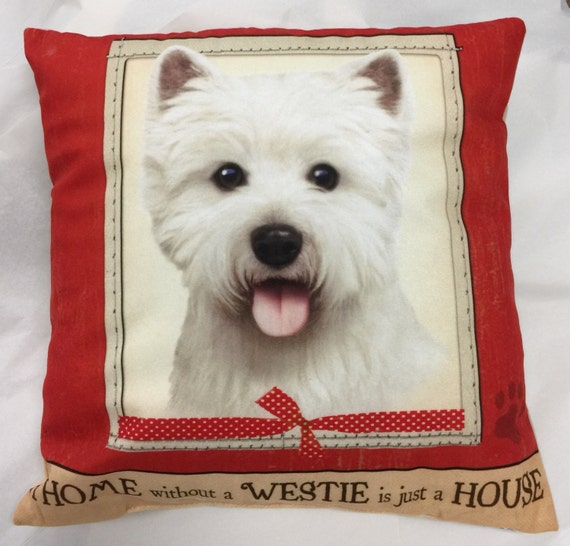 westie pillow