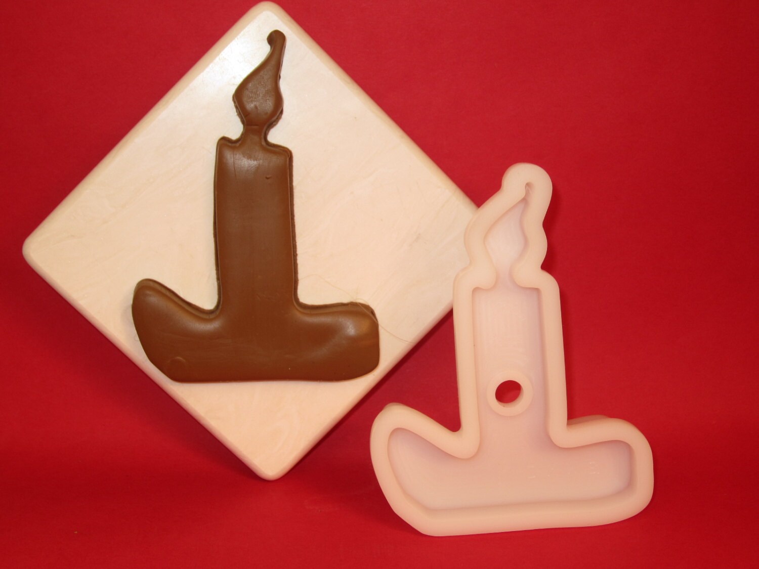 Candle Cookie Cutter Burning Candle