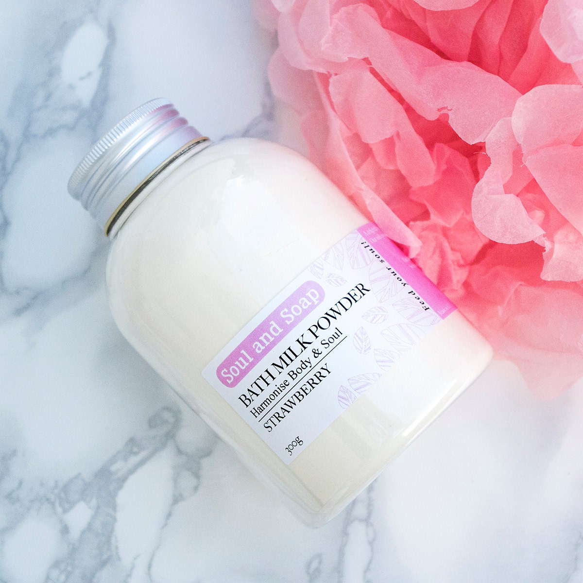 Strawberry Bath Milk Powder Milk Bath Luxury Bath Soak