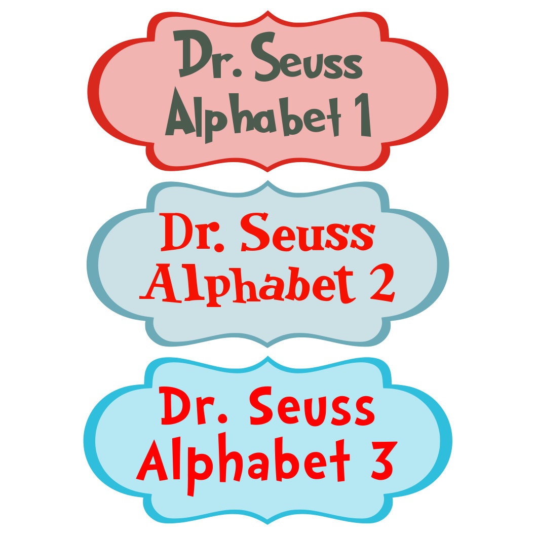 Download fcm svg png CUT files for all three Dr. Seuss by DecalPals ...