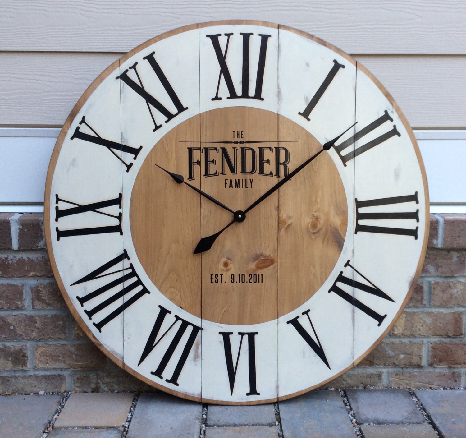 Large Wall Clock Custom Wall Clock Oversized by FunCoolWallClocks