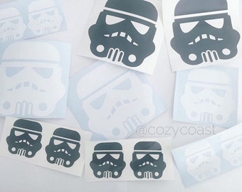 Stormtrooper Decal,Star Wars, Car Decal, Window Decal, Water bottle Decal, Laptop Decal