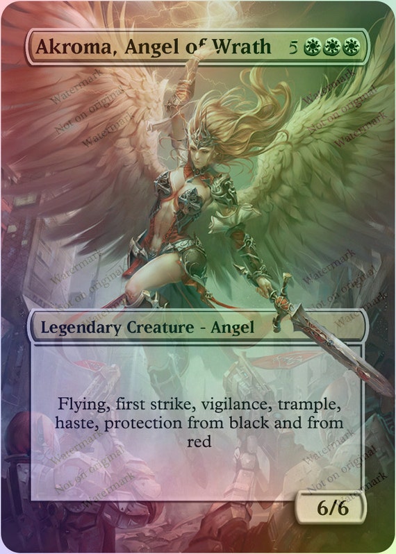 Akroma Angel of Wrath Magic Casual Play Only MTG by LethixGaming