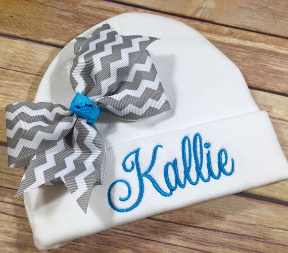 Personalized Baby Beanie Hat Monogramed Baby Hat