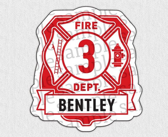 Items similar to Fireman BADGE -- PRINTABLE File on Etsy