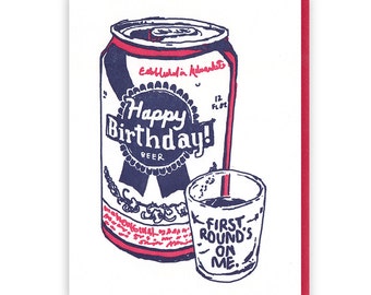 Happy birthday beer | Etsy