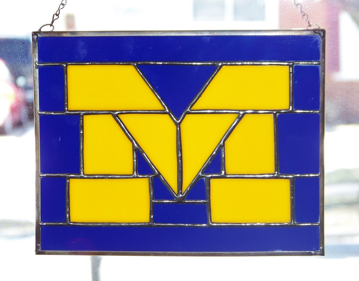 University of Michigan Stained Glass Suncatcher