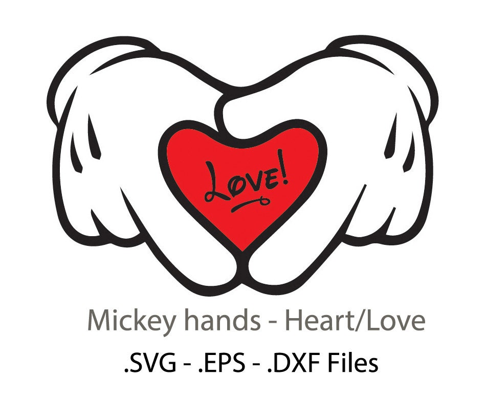 9002 Disney Heart Svg SVG PNG EPS DXF File