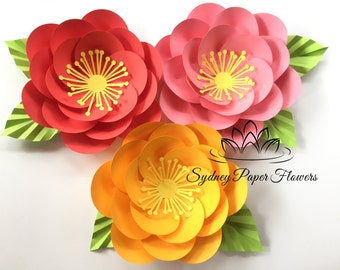 SECRET GARDEN paper flower wall /backdrop by SydneyPaperFlowers