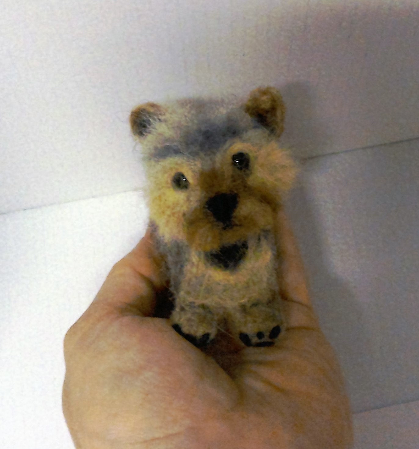 Needle felted Yorkshire Terrier