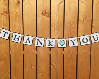 custom wedding banner, wedding banner, thank you sign, wedding photo prop, wedding sign, wedding thank you, thank you banner,thankyou banner