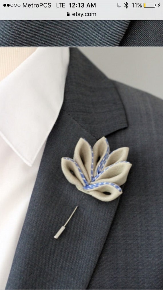 Custom men's lapel pin