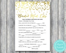 Unique wedding vow mad libs related items | Etsy