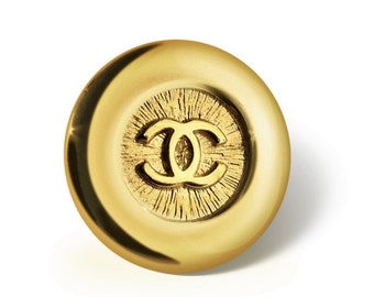 Authentic and Vintage CHANEL Pin - Rare - Logo CC