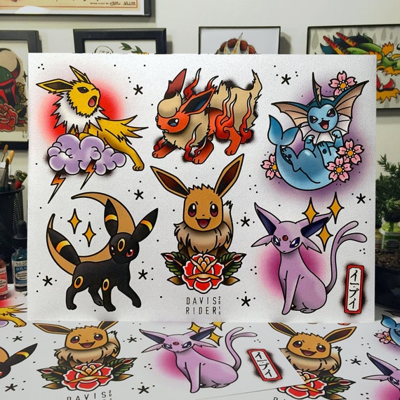 Eeveelutions Flash Sheet