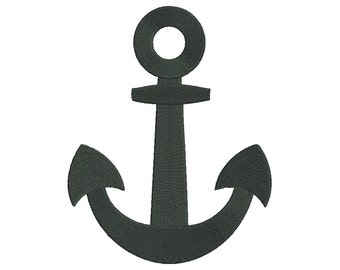 Anchor Nautical Fill Embroidery Design Fill Instant download - 0368