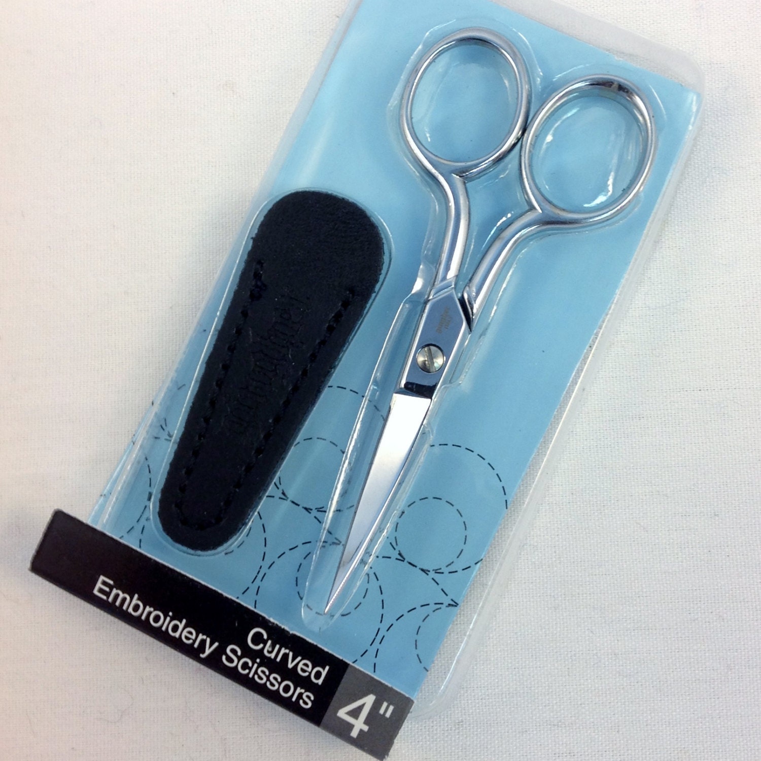 4 Curved GINGHER Embroidery Scissors