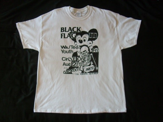 black flag tour shirt
