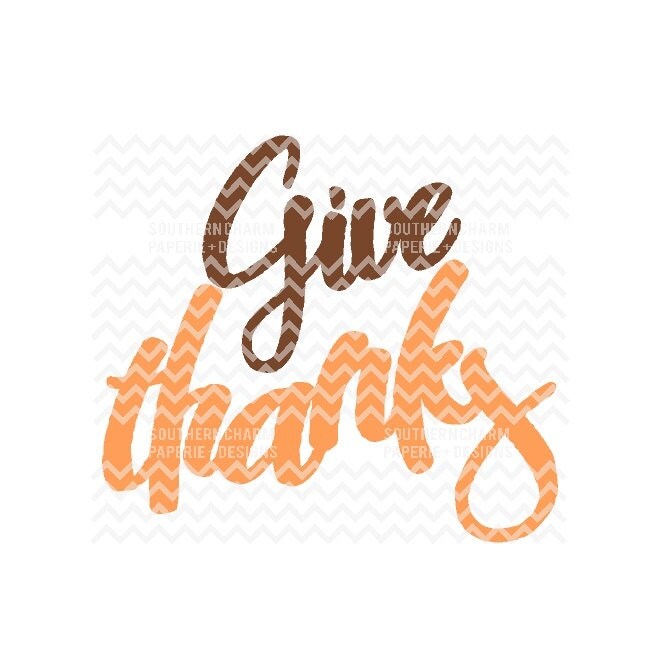 Download Give Thanks SVG Cut File Thanksgiving Quotes Blessings