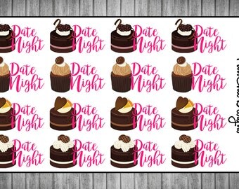18 Date Night Emoji Planner Sticker