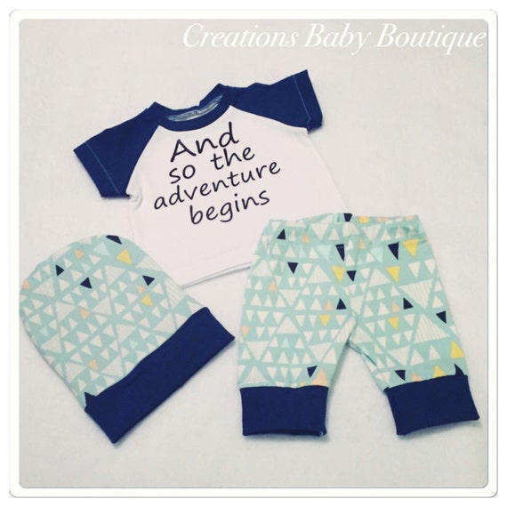 Baby boy outfit baby boy clothes newborn by CreationsBabyB