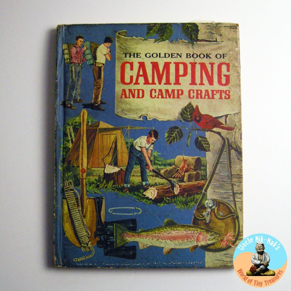 Vintage "Golden Book of Camping and Camp Crafts" First Edition