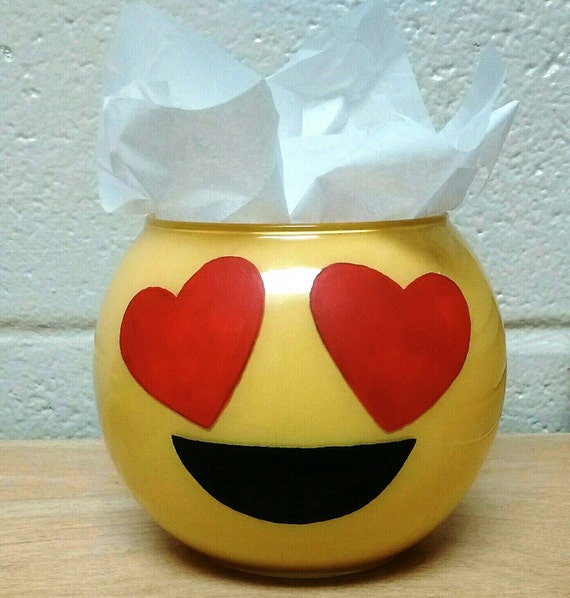 Glass Emoji Bowl by 23rdDesigns on Etsy