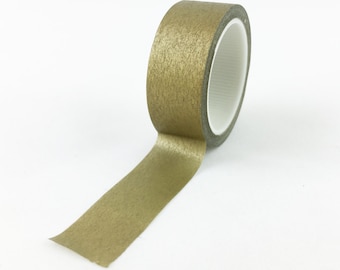 Solid Gold Washi Tape // 15mm // Paper Tape // BBB Crafting Supplies {CR-W-L093}