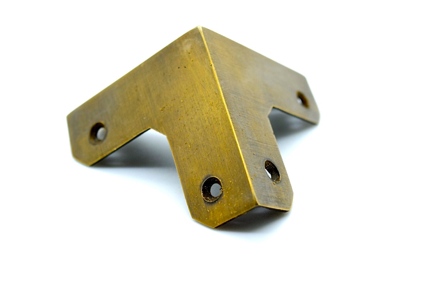 1x large brass corner protector . table box by Thefoundryman