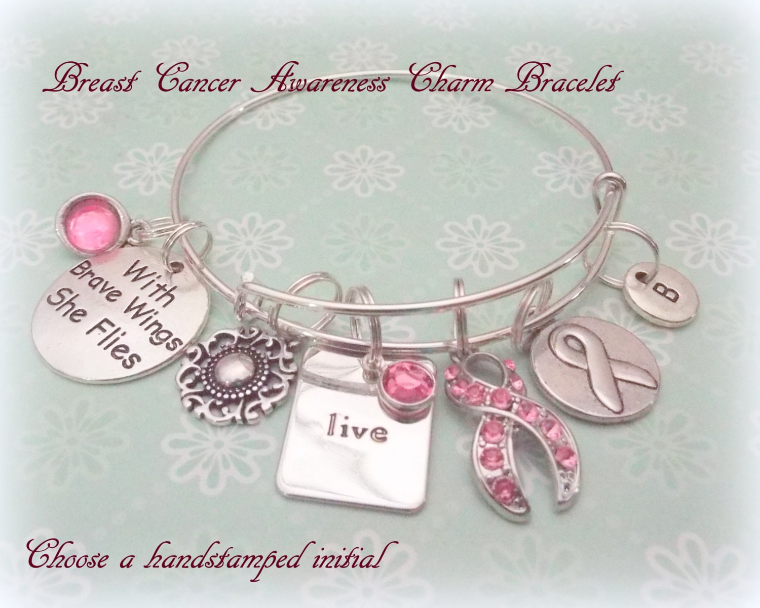 Breast Cancer Survivor Bracelet Gift for Breast Cancer