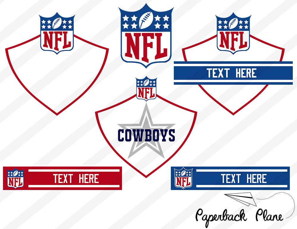 Download nfl SVG PNG DXF Cut Files for use with by Paperbackplane ...