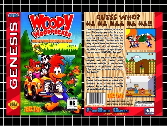 woody woodpecker sega genesis