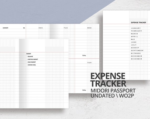 Midori Travelers Notebook Passport Size Insert Printable